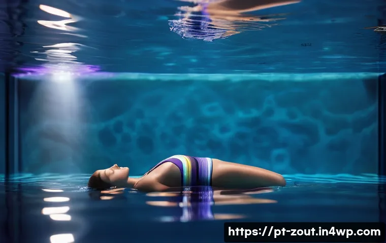 마음의 평화를 위한 플로팅 기법 - **Prompt 1: Serene Floatation Experience**
A wide shot of a person gracefully floating on their ...